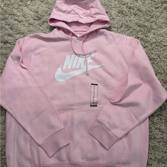 NWT- Nike Men's Light Pink Pullover Hoodie Size XL - Picture 3 of 9